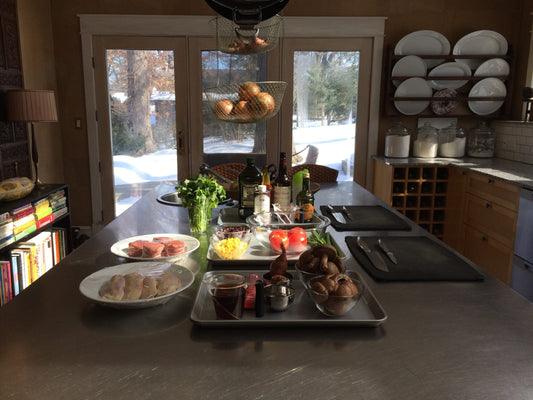 Mise en place by Chef Paul Lindemuth