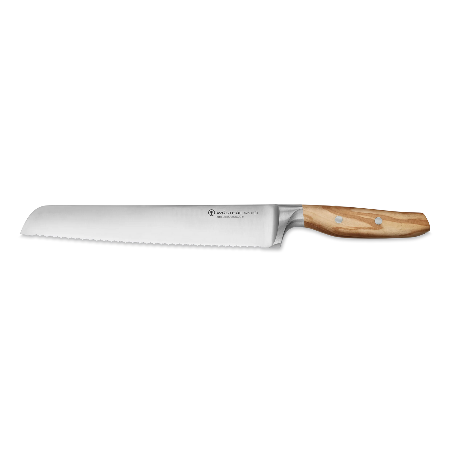 Wüsthof Amici Double-Serrated Bread Knife 9"