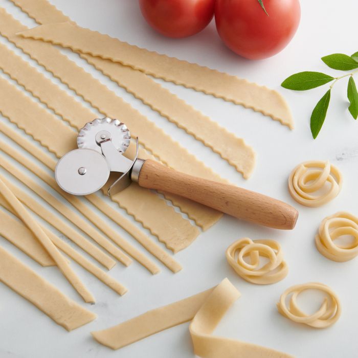 Double Pastry Ravioli Pasta Dough Cutter Crimper