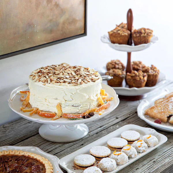 Juliska Berry & Thread Cake Stand - Whitewash