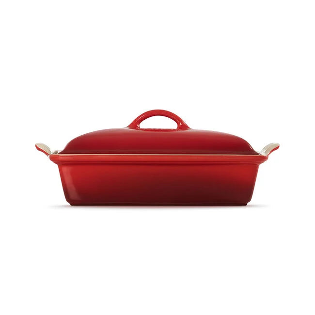 Le Creuset Heritage Rectangular Casserole in Cerise  4 qt