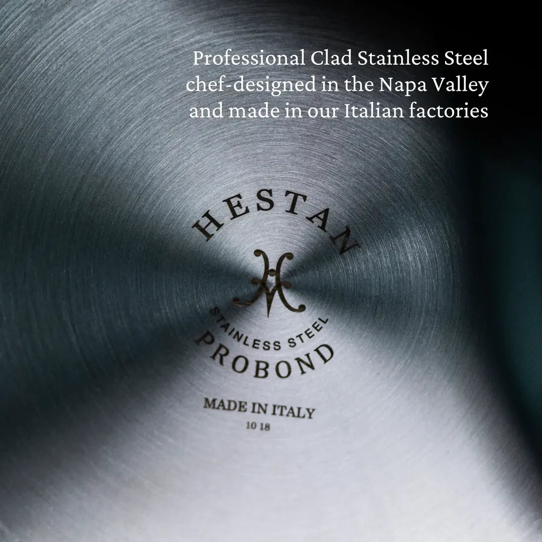 Hestan ProBond Professional Clad Stainless-Steel 10-Piece Cookware Set