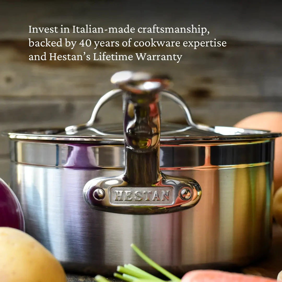 Hestan ProBond Professional Clad Stainless-Steel 10-Piece Cookware Set