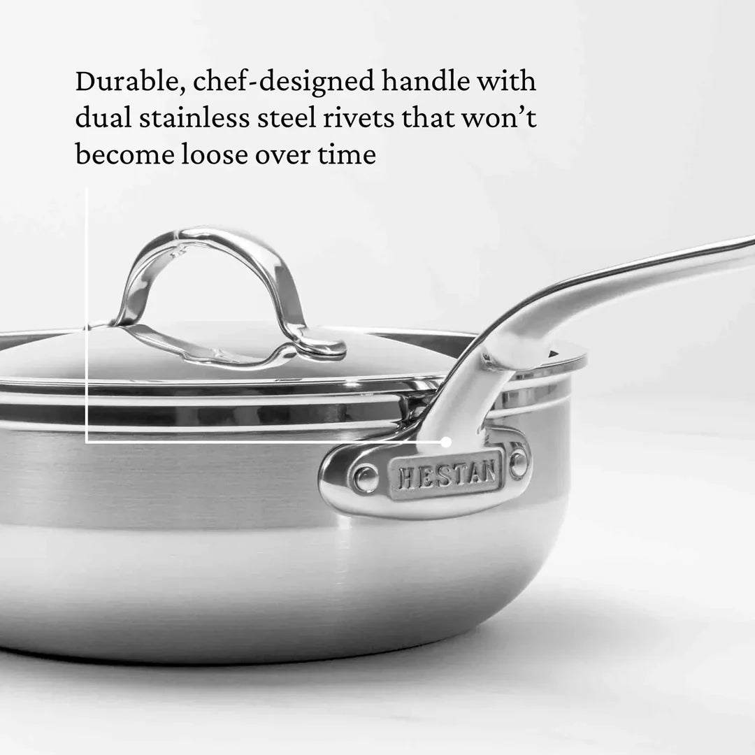 Hestan ProBond Professional Clad Stainless-Steel Essential Pan 3.5 quart