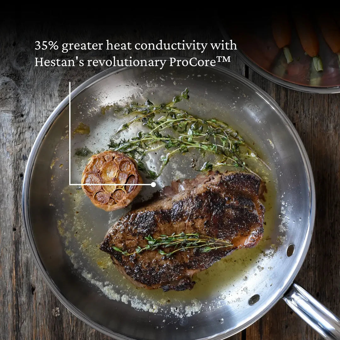 Hestan ProBond Professional Clad Stainless-Steel Skillet Fry Pan 8.5"