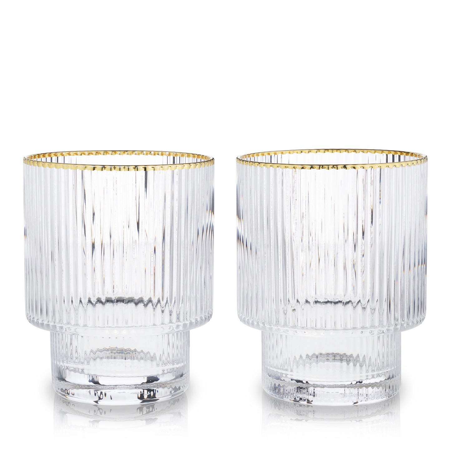 Gold Rimmed Tumbler