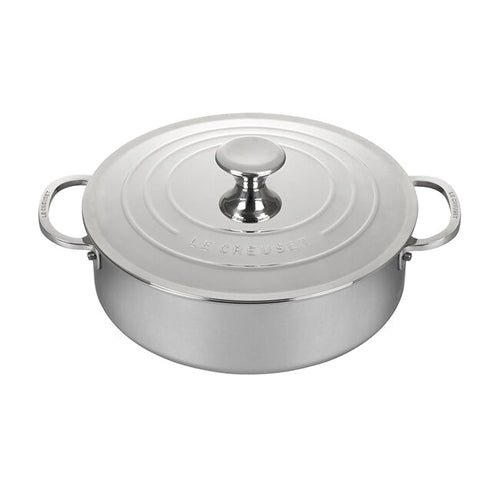 Le Creuset Stainless Steel Rondeau Pan 4.5 qt