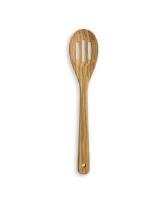 Italian Olivewood Slotted Spoon, 12 inch