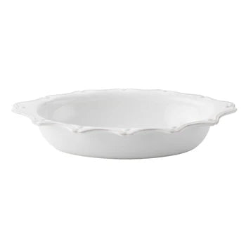 Juliska Berry & Thread 13" Oval Baker - Whitewash