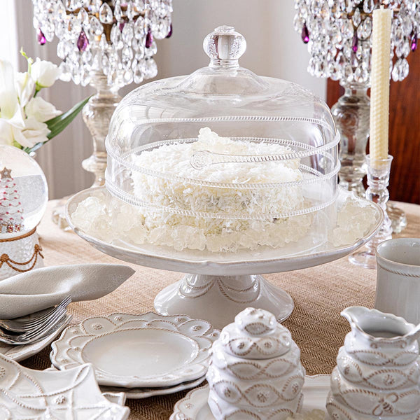 Juliska Berry & Thread Cake Stand - Whitewash