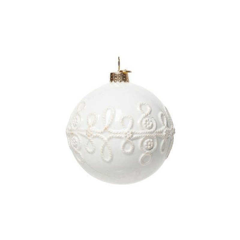 Juliska Berry and Thread Landriana Ceramic Ball Ornament