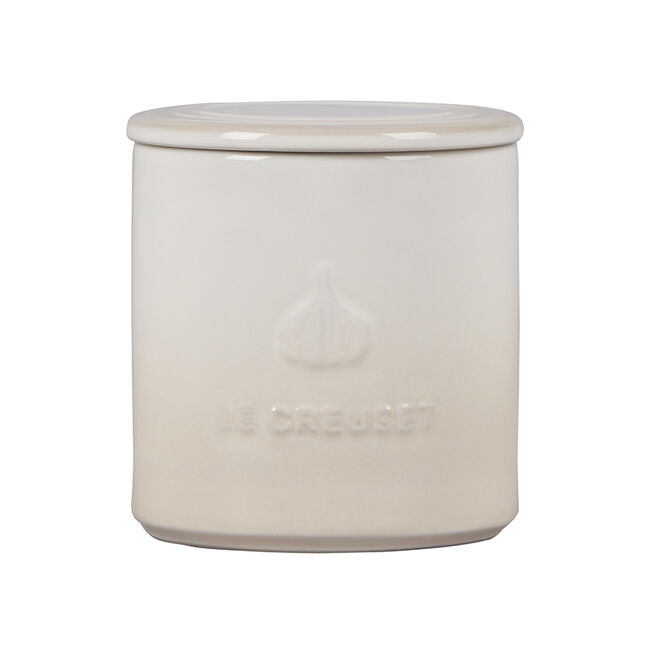 Le Creuset Signature Garlic Keeper in White