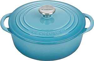 Le Creuset Shallow Round Oven in Caribbean 2.75 qt