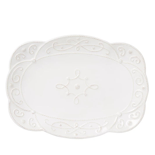 Juliska Jardins du Monde 15" Platter - Whitewash