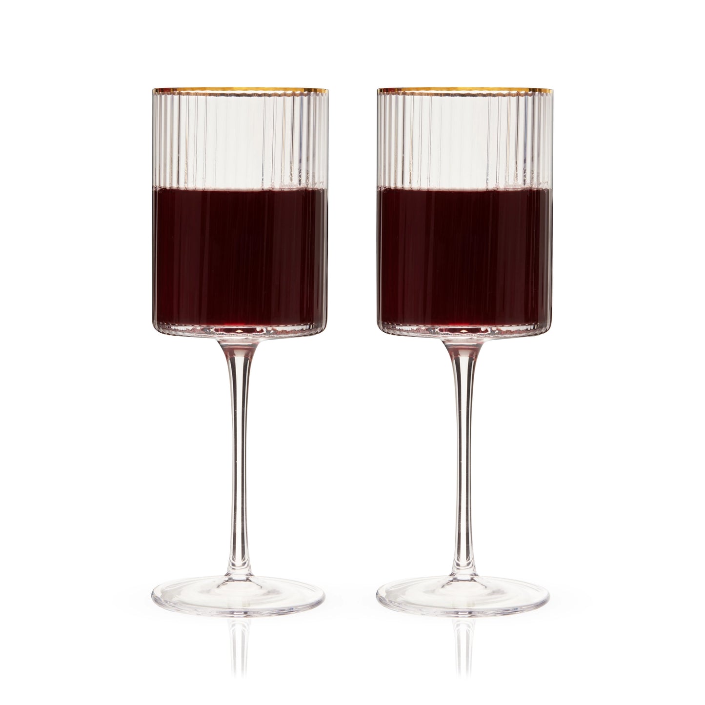 Gold Rimmed Wine Glass