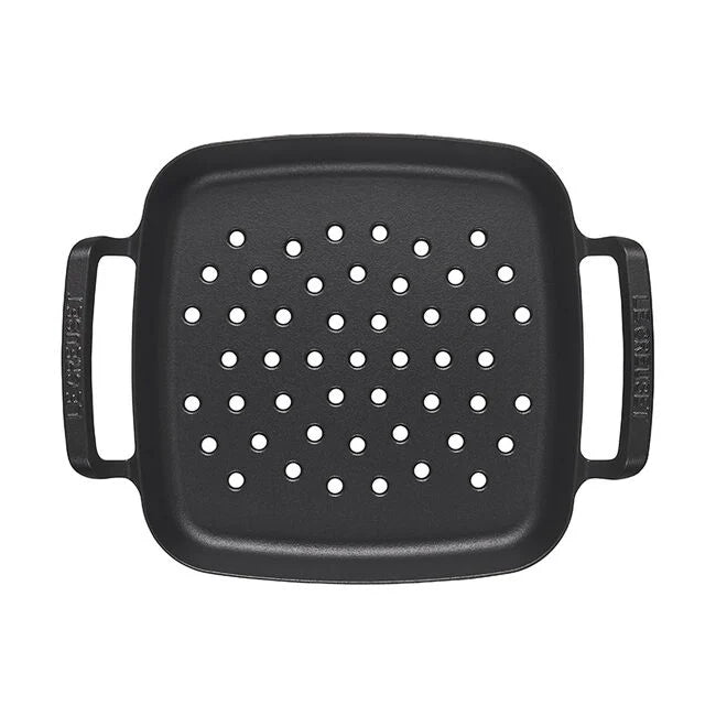 Le Creuset Alpine Outdoor Collection Square Grill Basket 12"