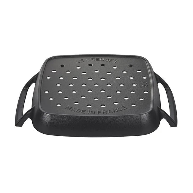 Le Creuset Alpine Outdoor Collection Square Grill Basket 12"