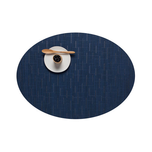 Oval Lapis Bamboo Mat