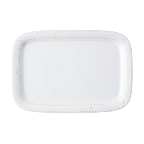 Juliska Berry & Thread Melamine 16" Tray - Whitewash