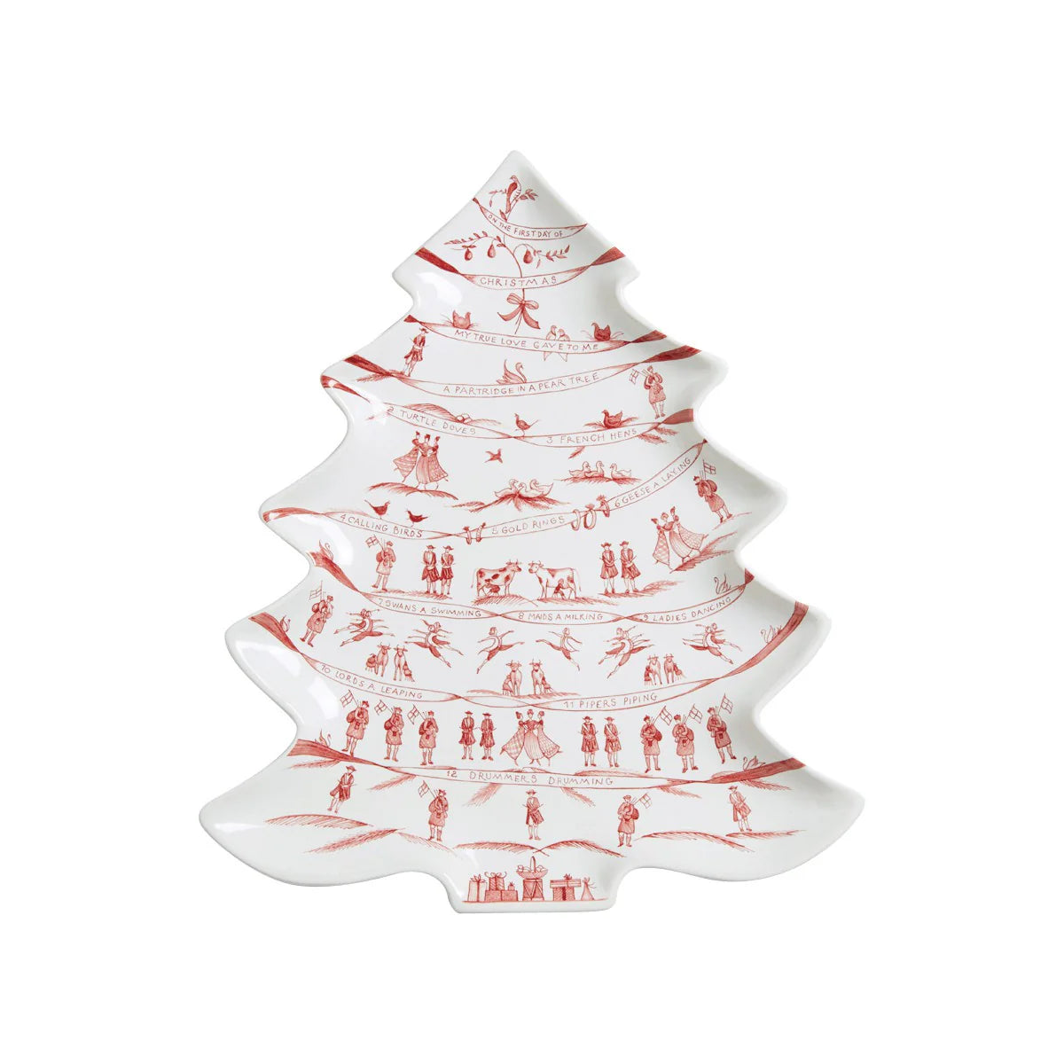 Juliska Country Estate Winter Frolic 15" Tree Platter