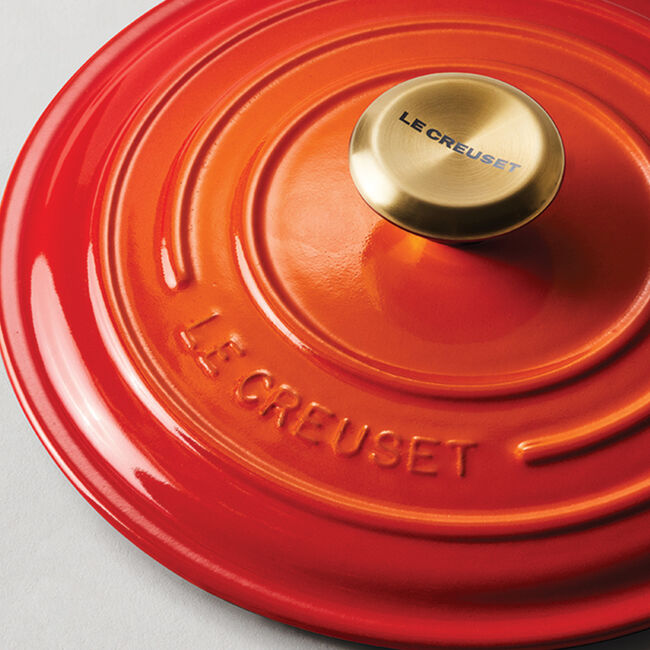 Le Creuset Gold Knob Large