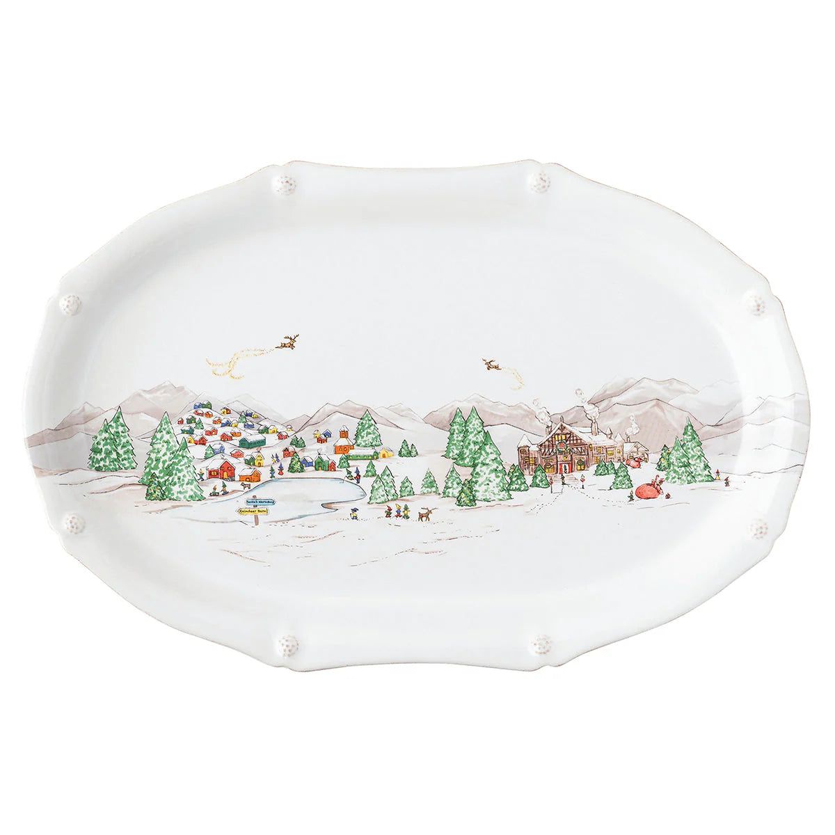 Juliska Berry & Thread North Pole 17" Platter