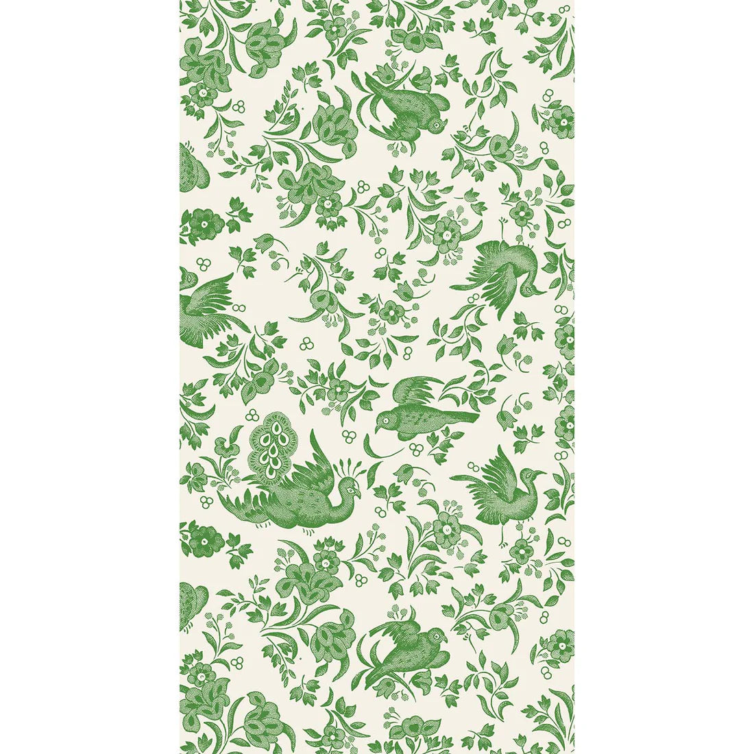 Green Regal Peacock Paper Placemat