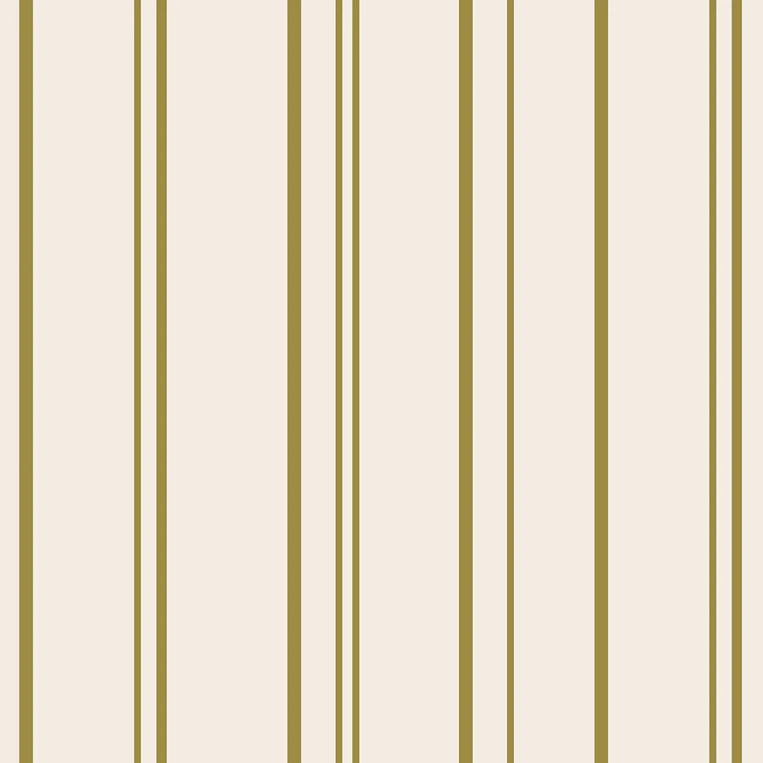 Antique Gold Stripe Cocktail Napkin