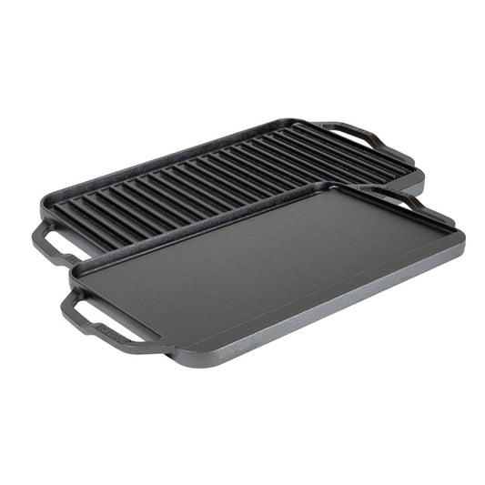 Lodge Chef Collection Cast Iron Reversible Grill/Griddle 19.5 x 10 Inch