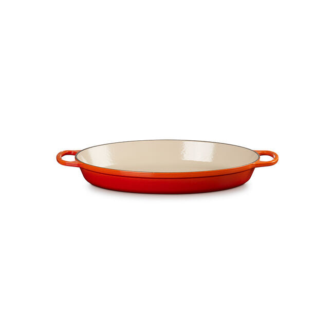 3 qt Flame Oval Baker