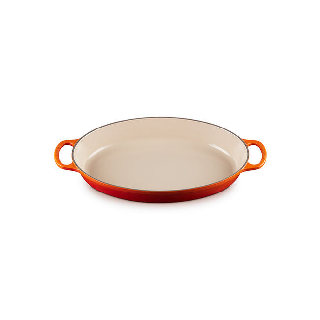 3 qt Flame Oval Baker