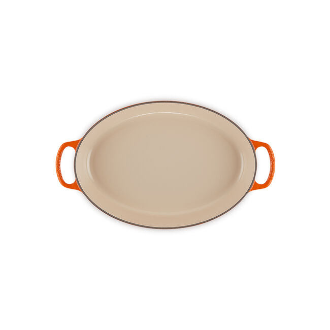 3 qt Flame Oval Baker