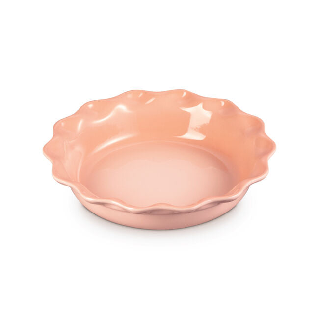 Le Creuset Heritage Fluted Pie Dish in Peche