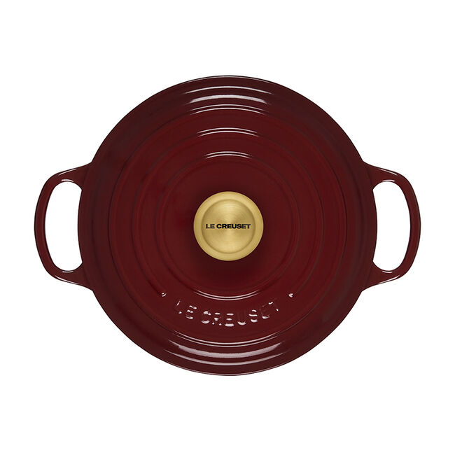 Le Creuset Signature Round Dutch Oven in Rhone 5.5 qt