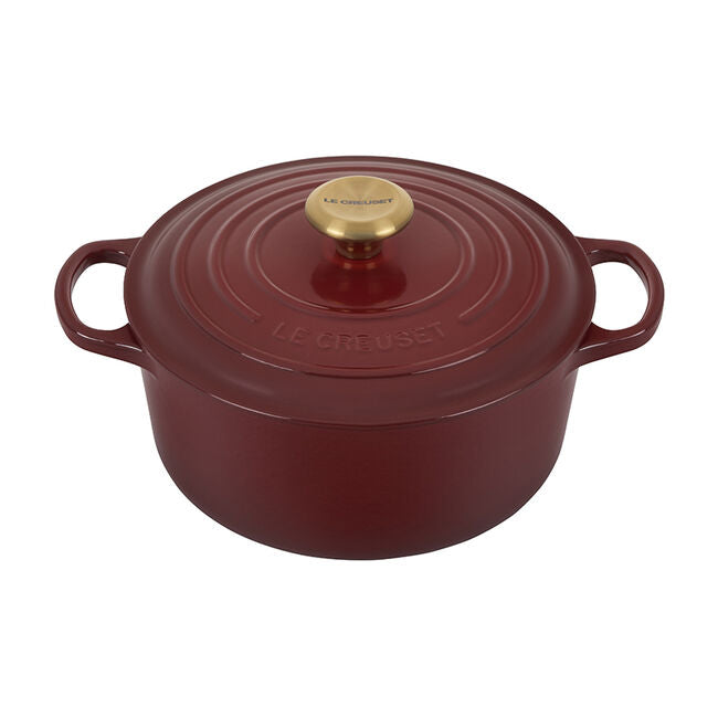 Le Creuset Signature Round Dutch Oven in Rhone 5.5 qt