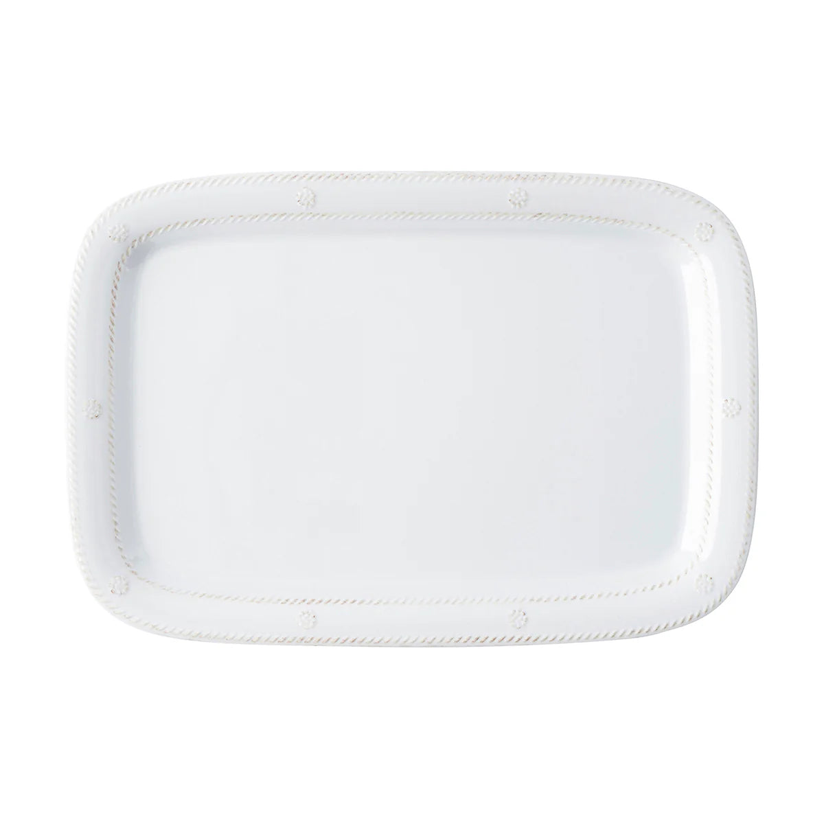 Juliska Berry & Thread Melamine 16" Tray - Whitewash