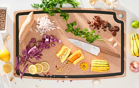 Epicurean Gourmet Series Cutting Board Natural/Slate 27x17.5