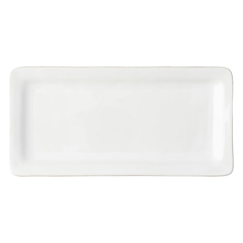 Juliska Puro 15" Rectangular Appetizer Platter - Whitewash