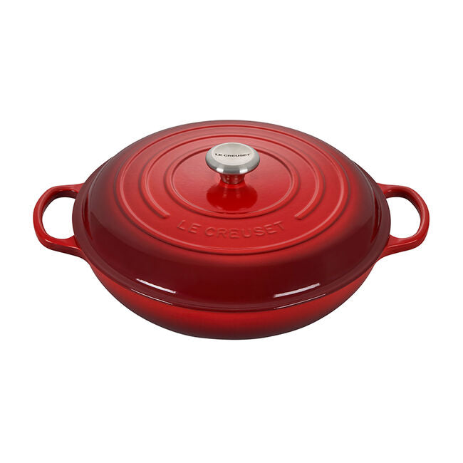 Le Creuset Signature Braiser in Cerise 5 qt