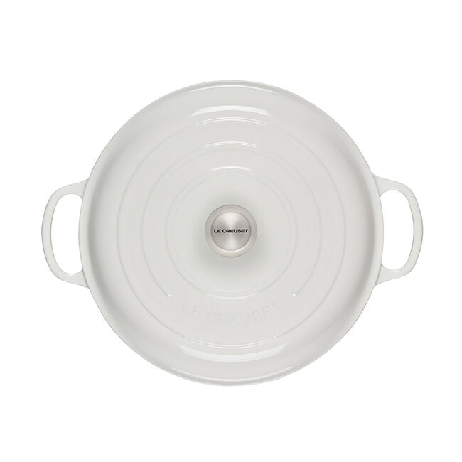 Le Creuset Signature Braiser in White 5 qt