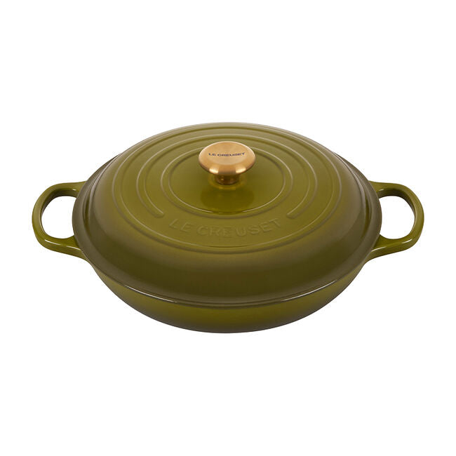 Le Creuset Signature Braiser in Olive