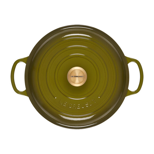 Le Creuset Signature Braiser in Olive