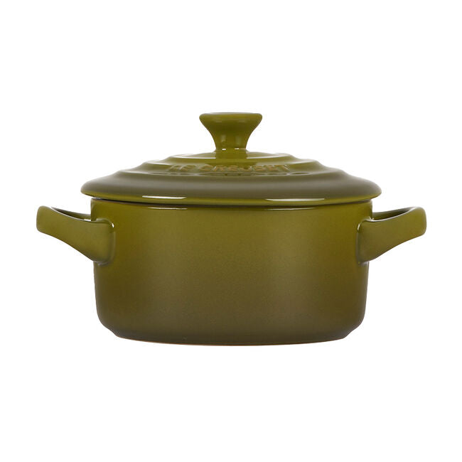 Le Creuset Mini Round Cocotte in Olive