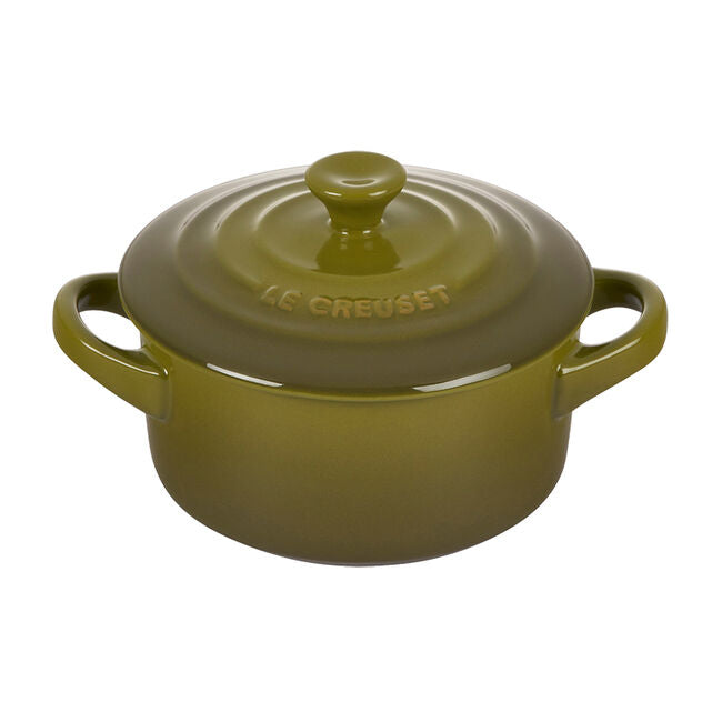 Le Creuset Mini Round Cocotte in Olive