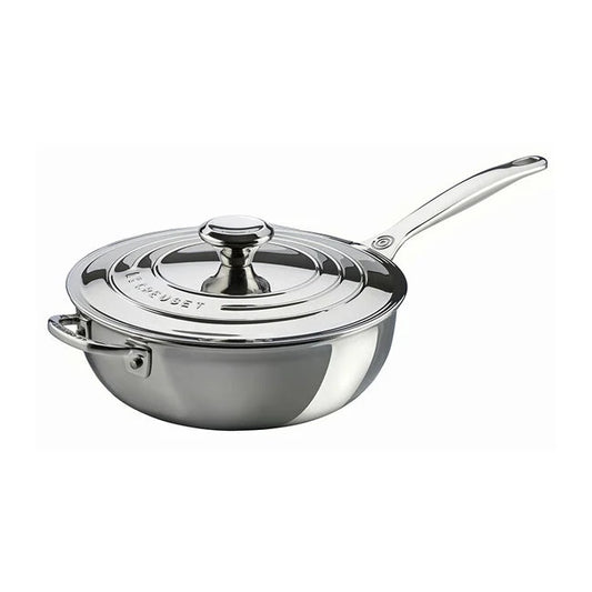 Le Creuset Stainless Steel Saucier Pan 3.5 qt