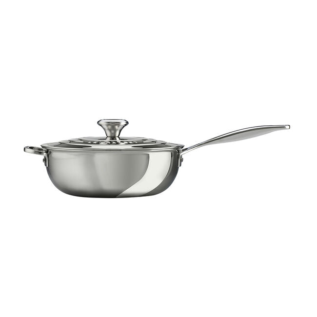 Le Creuset Stainless Steel Saucier Pan 3.5 qt