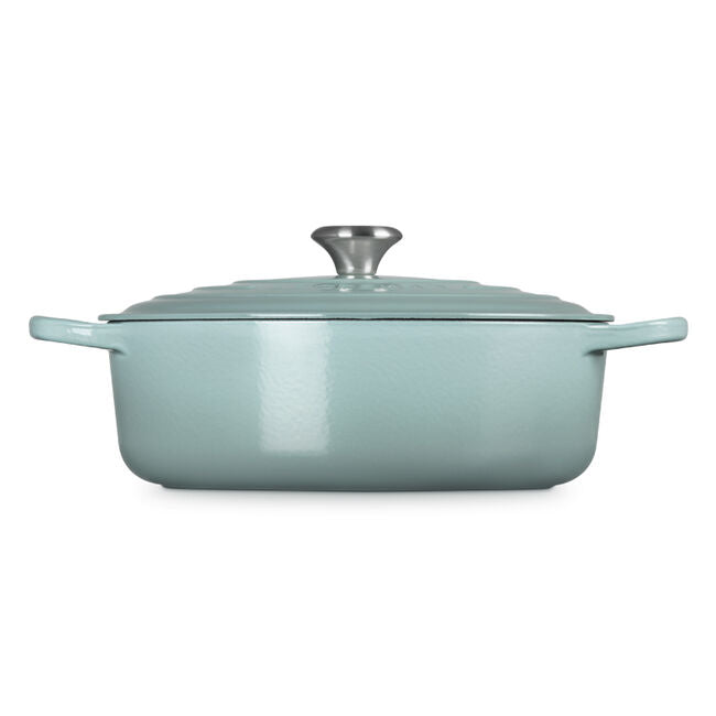 Le Creuset Signature Round Wide Oven in Sea Salt 6.75 qt