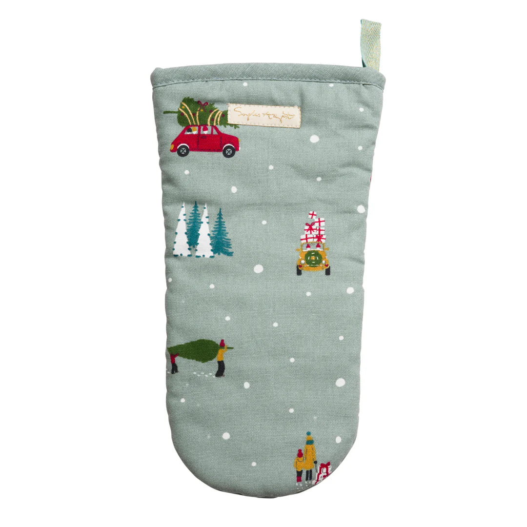 Home For Christmas Oven Mitt