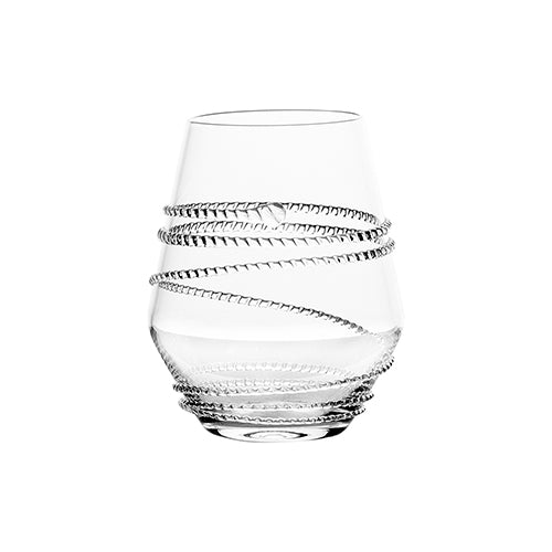 Juliska Chloe Stemless Wine Glass