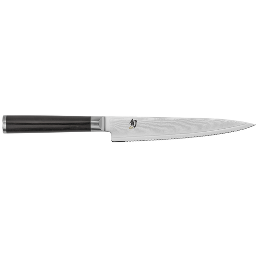 Shun Classic Serrated Utility 6"